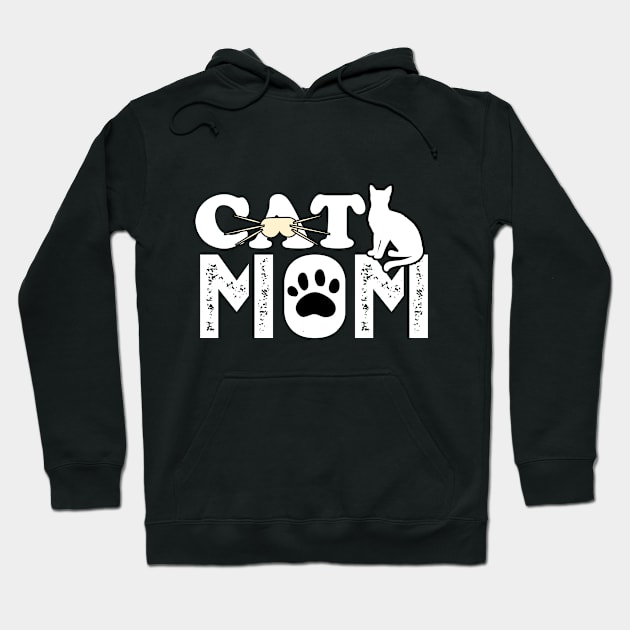 Cat Mom Hoodie by Satic